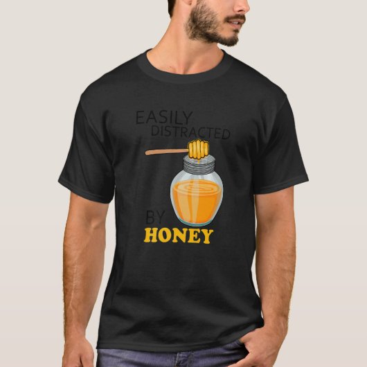 T-shirt Distrait par Honey Natural Bee Keing (Devant)