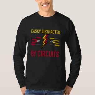 T-shirt Distrait par les circuits artisan électricien iron