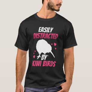 T-shirt Distrait par l'oiseau Kiwi Nouvelle-Zélande Kiwi