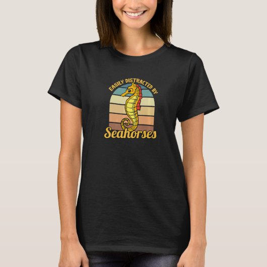 T-shirt Distrait Par Seahores Nature Océan 1 (Devant)