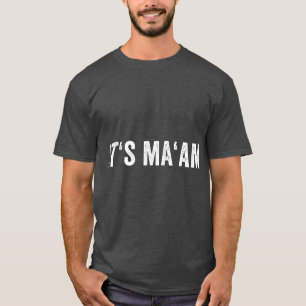 T-shirt Distress Sa Maam T Trans Femme Mème Idée cadeau