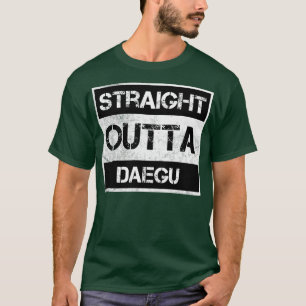 T-shirt Distresse Vintage Corée du Sud Distresse