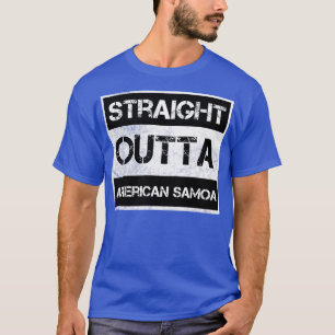 T-shirt Distresse Vintage, Hors des Samoa américaines