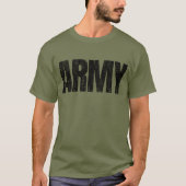 T-shirt Distressed Army (Devant)