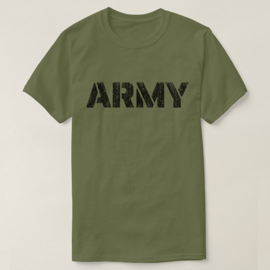 T-shirt Distressed Army (Design devant)