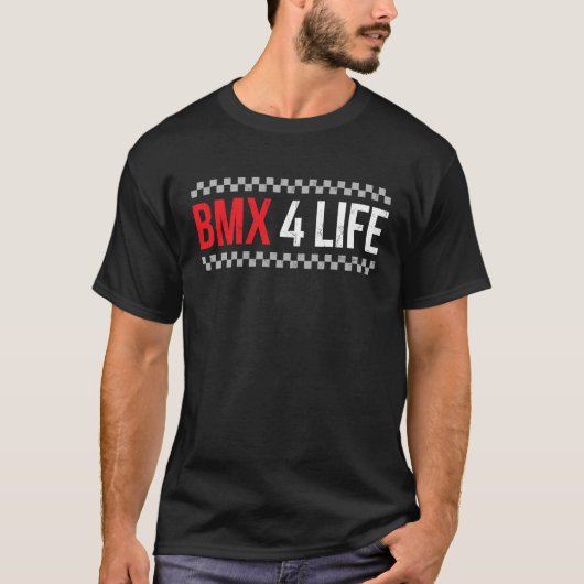 T-shirt Distressed BMX For Life (Devant)