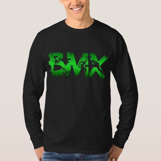 T-shirt Distressed BMX pour hommes femmes enfants et cycli (Devant)