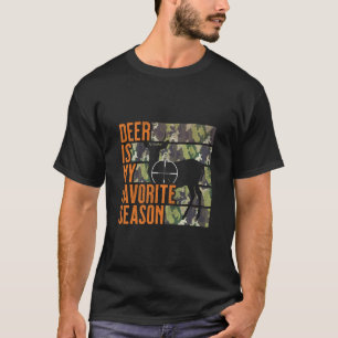 T-shirt Distressed Cerf Vintage Est Mon Cadeau De Saison F