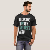 T-shirt Distressed Engineer  Husband Daddy Engineer Hero (Devant entier)