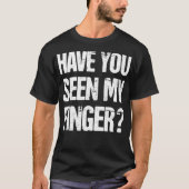 T-shirt Distressed Funny Cut Off Missing Finger (Devant)