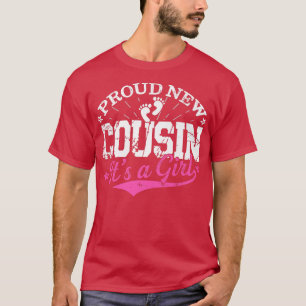T-shirt Distressed Gender Reveal Proud New Cousin It's A G