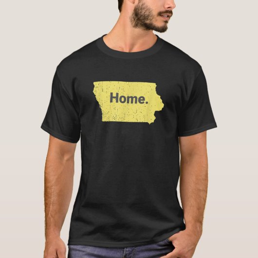 T-shirt Distressed Iowa Home Tee (Devant)