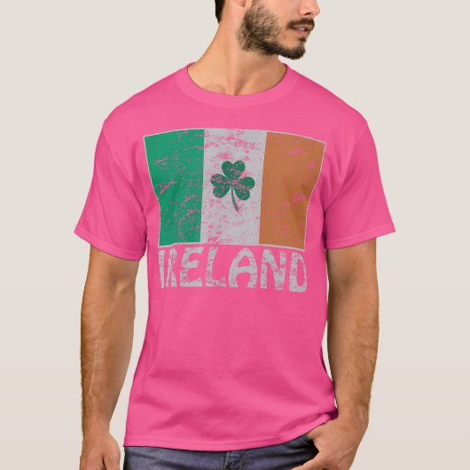 T-shirt Distressed Ireland Flag (Devant)