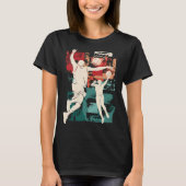 T-shirt Distressed Look Basketball (Devant)