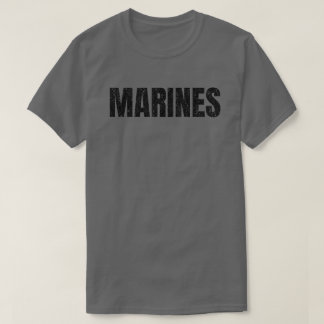 T-shirt Distressed Marines