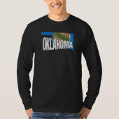 T-shirt Distressed Oklahoma (Devant)