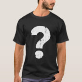 T-shirt Distressed Question Mark (Devant)