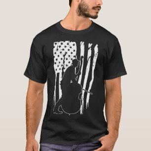 T-shirt Distressed Retro Upright Bass Musician Music gift