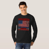 T-shirt Distressed Style American Flag Desantis 2024 (Devant entier)
