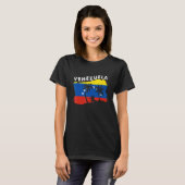 T-shirt Distressed Style Venezuela Frog Present Venezuela (Devant entier)