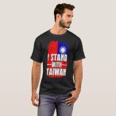 T-shirt Distressed Taiwanese Flag I Stand With Taiwan Flag (Devant entier)