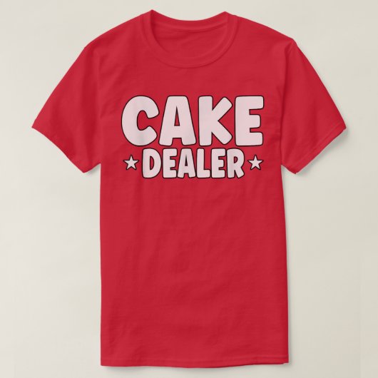 T-shirt Distributeur de gâteaux Baking (Design devant)