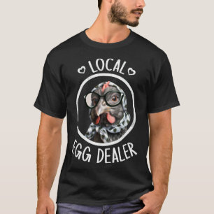 T-shirt Distributeur d'œufs locaux de poulet drôle pour le