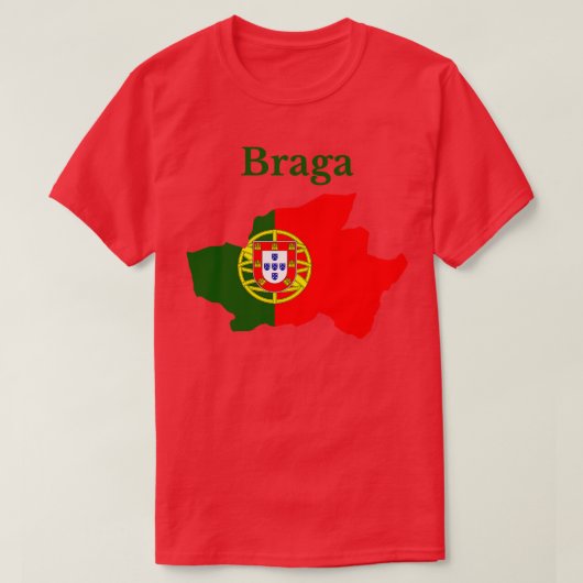 T-shirt District de Braga Portugal (Design devant)