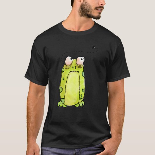 T-shirt Disturbed Frog or Maybe a Toad Who is Very Tired (Devant)