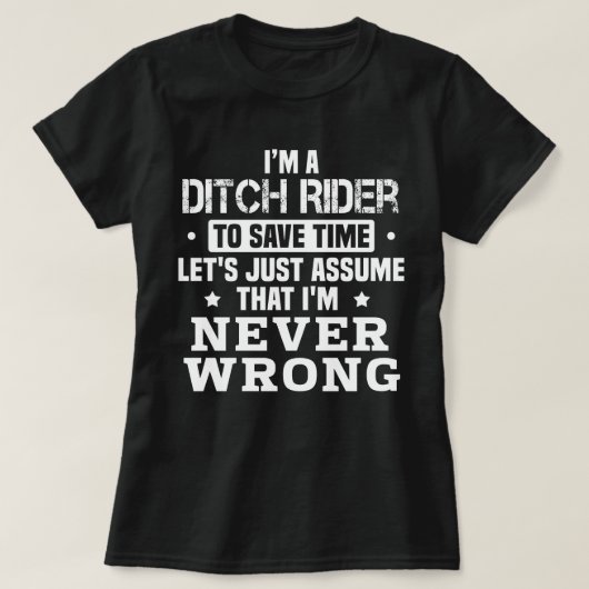 T-shirt Ditch Rider (Design devant)