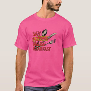 T-shirt Dites Anglais Petit Déjeuner Anglais Iconique Cuis