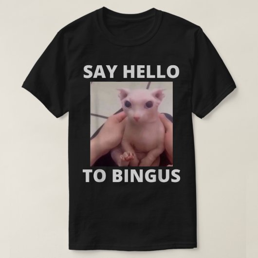 T-shirt Dites Bonjour Bingus Baud Baud Mon Bien-Aimé Coiff (Design devant)