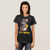T-shirt Dites Fromage souris mignonne (Devant entier)