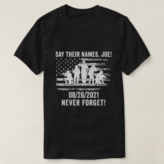 T-shirt Dites leurs noms Joe 13 Heroes (Design devant)