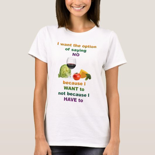 T-SHIRT DITES NON (Devant)