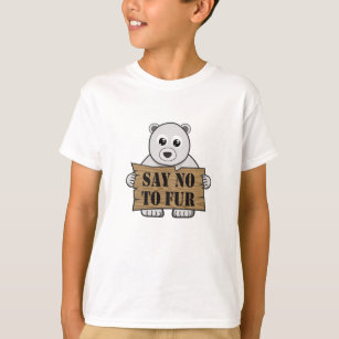 T-shirt Dites non à Fur