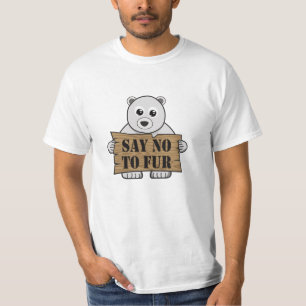 T-shirt Dites non à Fur