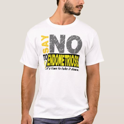 T-shirt Dites NON à l'endométriose 1 (Devant)