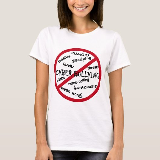 T-shirt Dites non à l'intimidation (Devant)