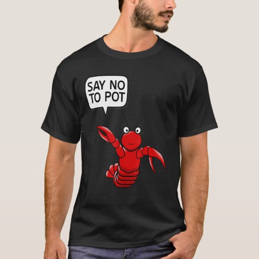 T-shirt Dites Non À Pot (Devant)