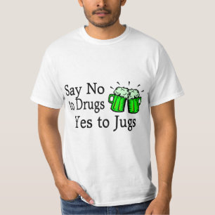 T-shirt Dites non au Jour de la Saint Patrick vert de