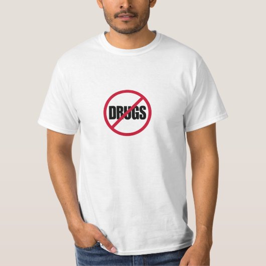 T-shirt Dites non aux drogues (Devant)