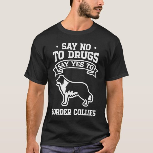 T-shirt Dites non aux drogues Dites oui aux colons frontal (Devant)