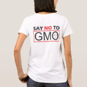 T-shirt Dites NON aux OGM (Dos)