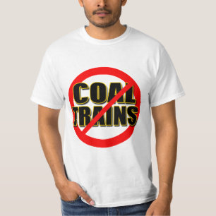 T-shirt Dites NON aux trains de charbon dans le nanowatt