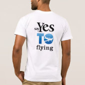 T-shirt Dites oui à voler (Dos)
