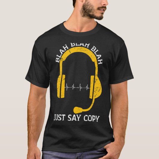 T-shirt Dites simplement Copier Les Opérateurs D'Expéditio (Devant)