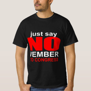 T-shirt dites simplement non au congrès