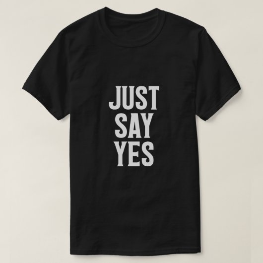 T-shirt Dites simplement oui sensibilisation à la drogue (Design devant)