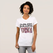 T-shirt DIVA anglaise de bouledogue (Devant entier)